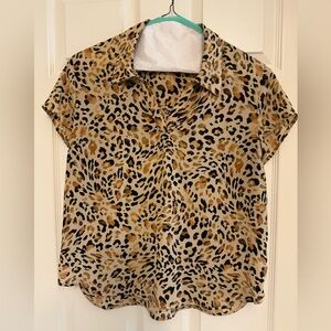CAbi Animal Print Blouse